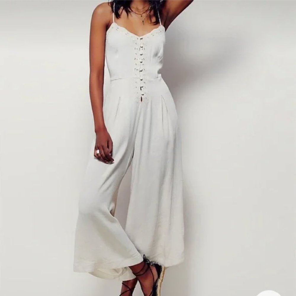 Free People FP X Eileen Romper CREAM COLOR Size 12